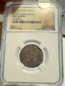 �C�^���A�A�~���m�B�t�B���b�|�E�}���A�E���B�X�R���e�B��u�V���o�[�E�O���b�\�v�A1412-1447�N�ANGC UNC�ڍ�