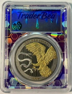 2024�N �}���^ �S�[���f���C�[�O�� 5���[�� - PCGS MS70 1�I���X �V���o�[ �Z���N�e�B�u�M���g�R�C��