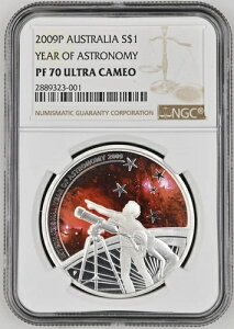 1�h�� 2009�N �I�[�X�g�����A ���ۓV���N �V���o�[ �v���[�t NGC PF70