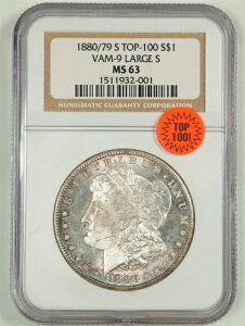1880/79-S ���[�WS $1 �����K����� MS63 NGC 1511932-001 VAM-9 TOP-100