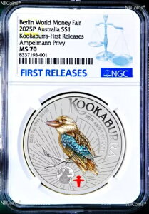 2025NxV[ WMF NbJo Vo[ NGC MS70 1IX 1hRC Ay} vr[ Ft