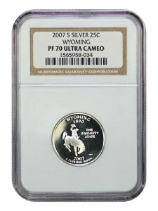 2007-S 25C ���C�I�~���O NGC PR70DCAM (�V���o�[) - ���V���g���B 50 �B �N�H�[�^�[