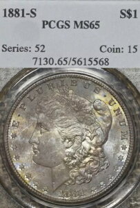 1881-S $1 PCGS MS65 �����K����� �T���t�����V�X�R - �g�[������!