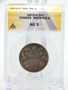 1872-H Ji_ 50Zg ANACS O[h AG 3 - A/V ] A (BT-228)