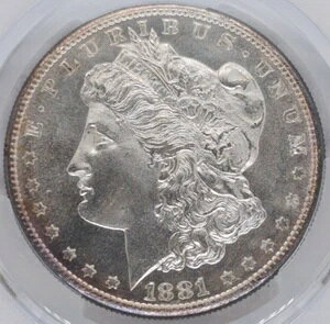 1881N S [K 1h PCGS MS 65 (JW93)