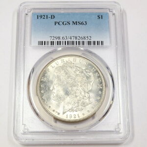 1921 D PCGS MS63 - ␻Kh - 1hčRC #45160A
