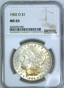 1902�N O �����K����� NGC MS65 �z���C�g�S�[���h�S�[�W���X���X�^�[ PQ #138D