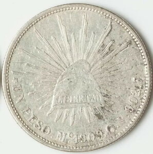 ���L�V�R 1909 Mo GV 8 Reales CH XF - �������\��!