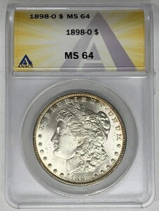 1898-O �����K����� ANACS MS 64 PQ �͌����ڂ��ǂ�