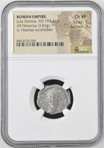 ���[�}�鍑 - �����A�E�h���i - ����193-217�N - �f�i���E�X��� - NGC Ch VF - RIC:559