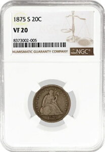 1875 S 20C ȎȐ_ 20Zg NGC VF20 ʃRC