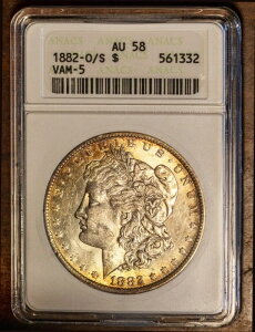 1882-O/S 1h K AU 58 ANACS # 561332 IWizCgz_[ + {[iX