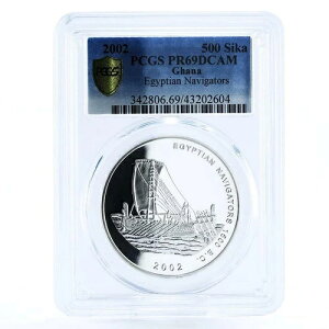 �K�[�i 500 �V�J �G�W�v�g�C�q�C�Ñ�D PR69 PCGS ��� 2002�N