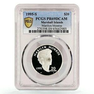 �}�[�V�������� 20�h�� ���D �̎� �}�������E�������[ PR69 PCGS ��� 1995�N