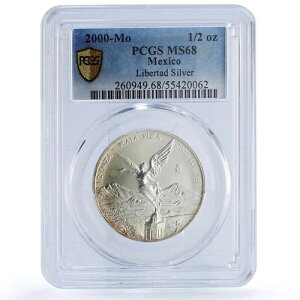 LVR 1/2 IU x^bh Ɨ̓Vg MS68 PCGS  2000N