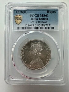 1878-B CMX̃Ch 1s[ rNgA SW-6.40 PCGS MS61 