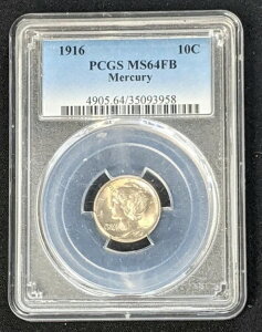 1916N }[L[ 10Zgd ~ PCGS MS64 FB ~ toh Nx }[L[ 10Zg