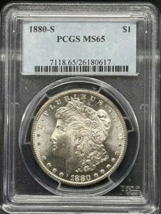 1880�N S ���[�K����� PCGS MS-65