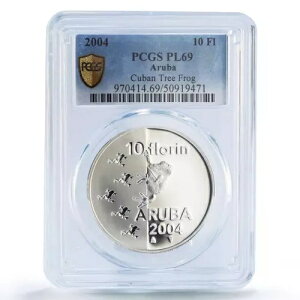 �I�����_�̃A���o 10�t���[���� �A�}�K�G�� ���� ������ PL69 PCGS ��� 2004�N