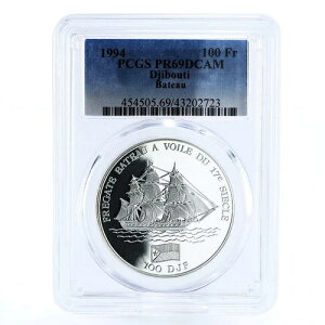 �W�u�` 100 �t�������D�o�g�[ �N���b�p�[ PR69 PCGS ��� 1994
