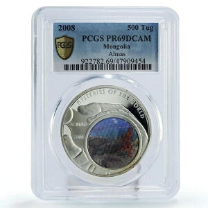 �����S�� 500 �g�O���O �~�X�e���[�Y �A���}�X �X�m�[�}�� PR69 PCGS �z���O���� �V���o�[�R�C�� 2008