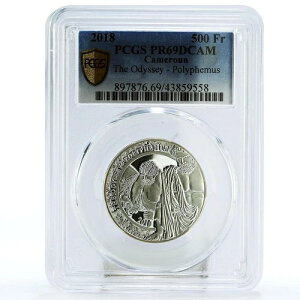 �J�����[�� 500�t���� �I�f�b�Z�C �|���t�F���X PR69 PCGS ��� 2018�N