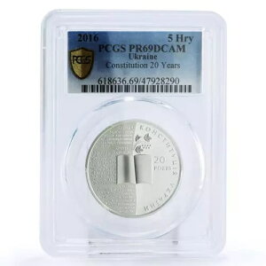 �E�N���C�i 5�t�����j�� ���@����20���N�L�O �Ɨ��L�O PR69 PCGS ��� 2016�N