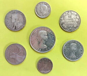 1914?1968N Ji_ 925f/800f/500f  7Zbg: 50c/25c/10cA($36 n)