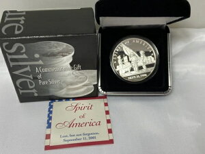 Xsbg Iu AJ 9/11 LO NYFD NYPD 1 IX .999 Vo[ Eh COA t