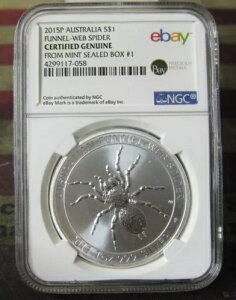 2015N P I[XgA $1 Vo[ t@lEFuXpC_[ NGCF OZ. .999 GEM UNC BINo