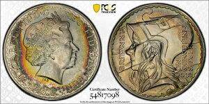 MS66 2003�N �p�� �u���^�j�A��� 2�|���h�APCGS-���C���{�[�g�[��