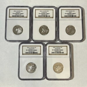 2002-S Vo[ - NGC PF70 EgJI ~ v[t 5 RC Xe[gtbh NH[^[Zbg