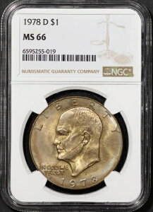 1978-D 1h AC[n[ _[ MS 66 NGC # 6595255-019