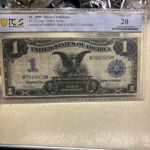 1899N 1hݏؖ ubNC[O PCGS 20 FR 233 47646