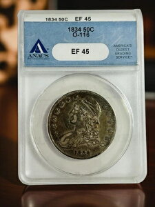 1834N LbvhoXg Vo[n[t_[ 50Zg ANACS EF45 XF 45 \ O-116