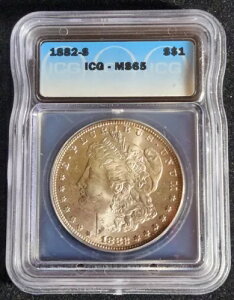 * 1882-S * MS65 ICG * K * ˃tB[hAF T3878