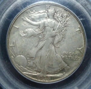 PCGS XF45 グレード 1938 D デンバー ウォーキング リバティ 50 セント ハーフ ドル 同梱配送!