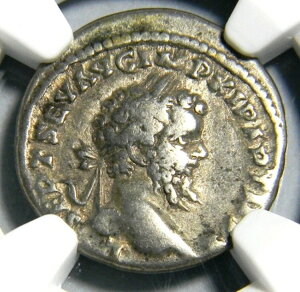 ローマコイン 193-211 セプティミウス セウェルス/ラオデキア シルバー デナリウス NGC チョイス ファイン