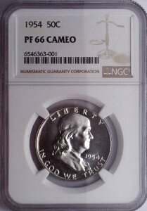 1954�N���t�����N���� NGC PF66 �J���I�A578����ANGC���i225�h���A�N�₩�ȃx�����^�����O