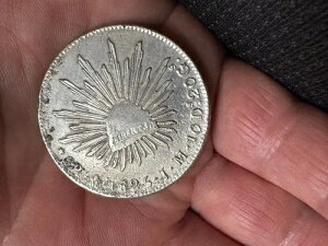 �I���W�i�� ���L�V�R 1825 Mo 8 Reales �V���o�[ �R�C