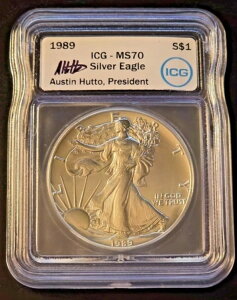 1989�N �V���o�[�C�[�O�� ICG MS70 �T�C������ �I�[�X�e�B���E�n�b�g ASE $1 BU �p�[�t�F�N�g�O���[�h