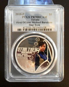 2018-P X^[EgbN 1h  }CPEo[i - PCGS PR70DCAM co Vo[