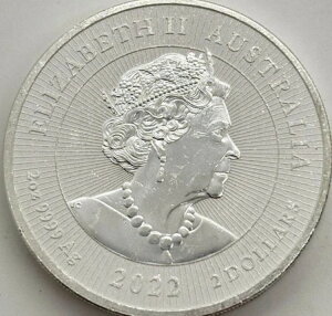 2022�N 2�I���X �I�[�X�g�����A �s�G�t�H�[�g .9999 �V���o�[ �f�B���S�ƃx�r�[�R�C�� #3413