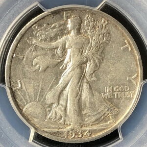 1934-S 50セント リバティウォーキング ハーフダラー PCGS AU 詳細 27281142