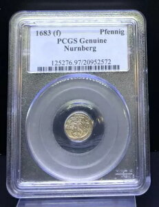 1683N hCc - jxN - hCcB - Vo[ Pfennig Pfenning PCGS GENUINE a