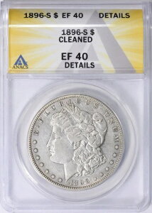 1896�N S �����K����� $1 ANACS XF 40 �ڍ� EF