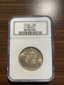 1937-P EH[LOEoeB Vo[ n[th 50Zg NGC ~g Xe[g 65 MS 65 EH[J[