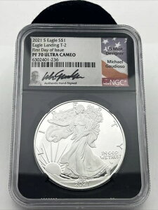 2021 W $1 �V���o�[ �C�[�O�� �����f�B���O T-2 FDOI NGC PF70 UC �}�C�P���E�O�A�f�B�I�[�\ �T�C������