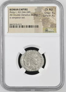 ���[�}�鍑 - �t�B���b�v1�� - ����244-249�N - �␻�_�u���f�i���E�X - NGC Ch AU RIC-2b