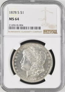 1878-S 1hK NGC MS64